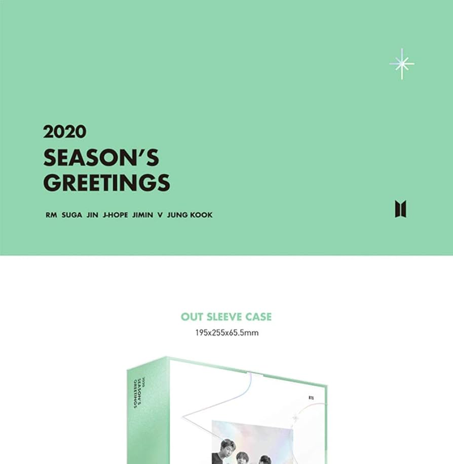 K-POP BTS - 2020 Season's Greetings incl. DVD, Desk Calendar