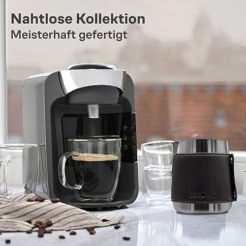 Foto von Cosumy Milchkännchen Edelstahl 500ml Skala - Barista Milchaufschäumkrug