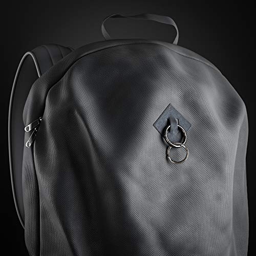 Silipac Keychain Kit Circle Carabiner O Ring Set Universal Size, Pure Round Fashion Design, Strong, Solid Metal Keychain Clip, Key Clip, Key Organizer (Gun) #TOP3