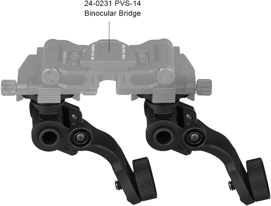 PVS 14 Dovetail J Arm Night Vision Goggles Mount Compatible with All Models of PVS-14