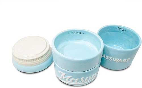 Miniatura 3 de Trademark Innovations Tazas medidoras de cocina con tarro Mason de decoración de