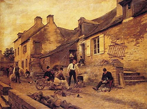 Tableau Paul Louis Narcisse Grolleron toile 60x90cm portrait art militaire historique mural