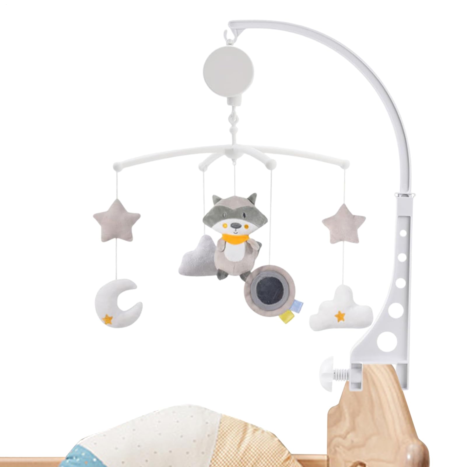Cot Mobile for Baby | Crib Mobile with Music | Hanging Rotating Rattle Toys forboys Girls Baby Cot | Nursery Cotbaby Bed Rattle Toy forsleep Daily Family Bedroom Stroller Travel