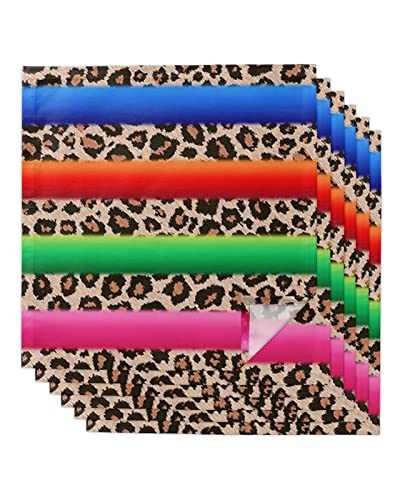 Servilletas de Tela LooPoP Leopardo 20 x 20 in 6 unid miniatura 1