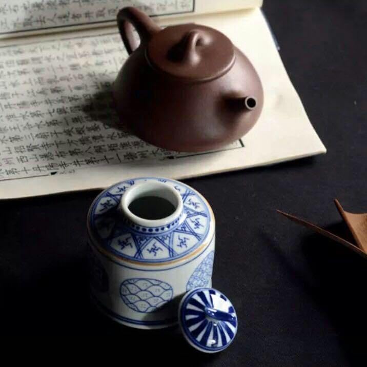 牡丹唐草の茶筒シノワズリ中国茶道具台湾茶器紅茶コーヒー豆茶葉茶壺茶托茶巾茶盤茶盆 茶筒茶巾茶盤0 牡丹唐草の茶筒シノワズリ中国茶道具台湾茶器紅茶