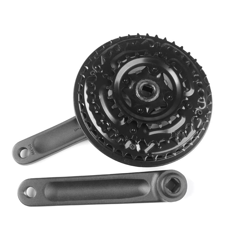 Guarnitura MTB 7/8/9 velocità MTB. Crankset della Bicicletta 24-34-42t Set di Avvitatore for Biciclette 170mm Plate Dentello Dente Bike Pignone