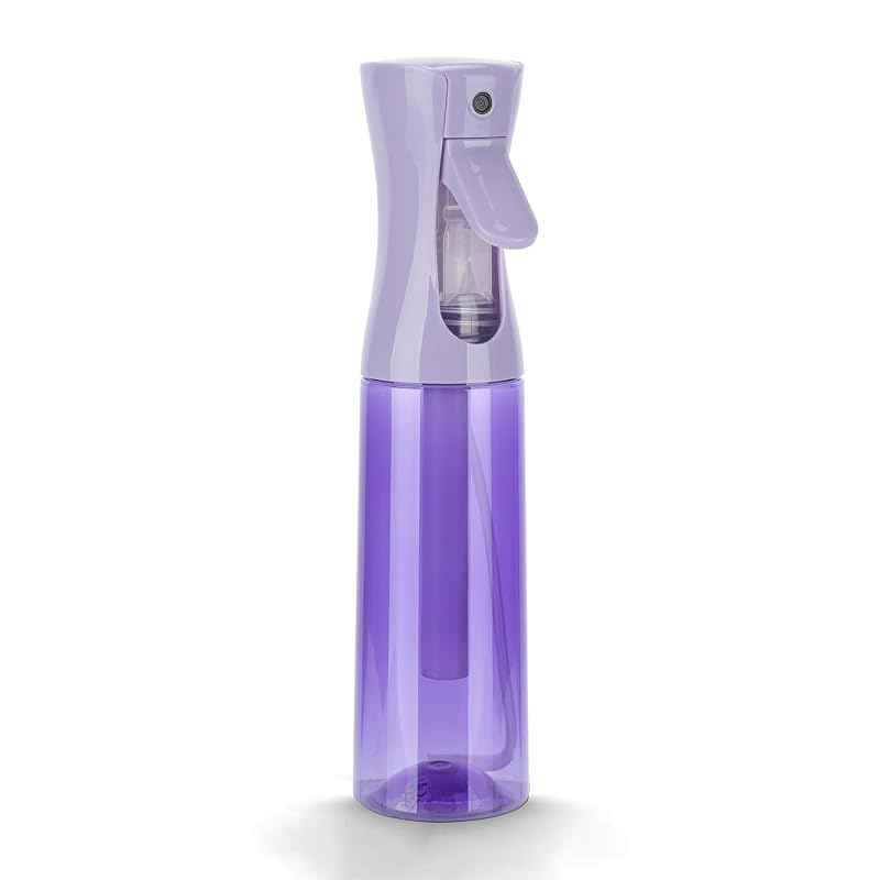 Frasco borrifador contínuo Zuhose Clear Purple 300 mL