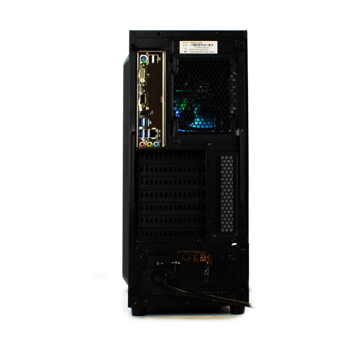Gaming PC Ryzen 5 5700G • Geforce GTX 1650 (4 GB) karta graficzna • 16 GB RAM DDR4 3200 MHz • 512 GB m.2 • Windows 11 Pro • Wi-Fi 300 Mbit/s • Komputer dla graczy z 3-letnią !