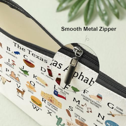 Cute Texas State Souvenirs Gifts Makeup Bag Texas Themed Gifts for Women Her Sister Daughter Mom Friends Coworkers Aunt Niece Friendship Birthday Christmas3