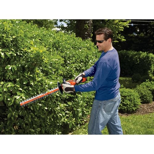 BLACK+DECKER 40V MAX Hedge Trimmer, Cordless, 24-Inch Blade, Battery and Charger Included (LHT2436) - image 6