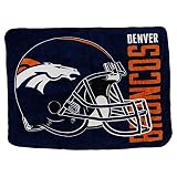 Northwest NFL Denver Broncos Unisex-Adult Raschel Throw Blanket, 60" x 80", Super Bowl 48 Champions