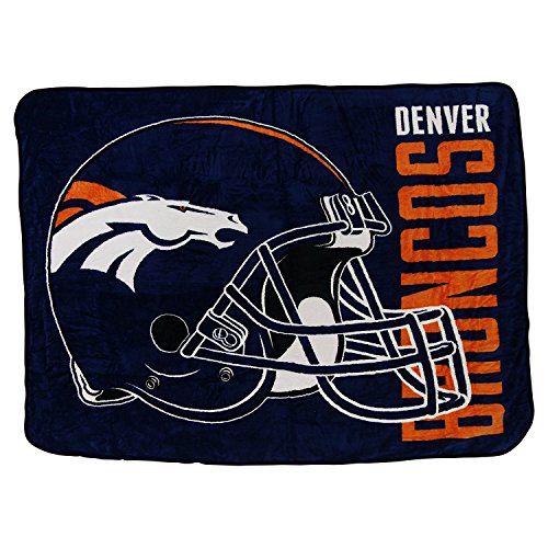 Northwest Nfl Denver Broncos Unisex-Adult Raschel Throw Blanket, 60" X 80", Super Bowl 48 Champions #TOP9