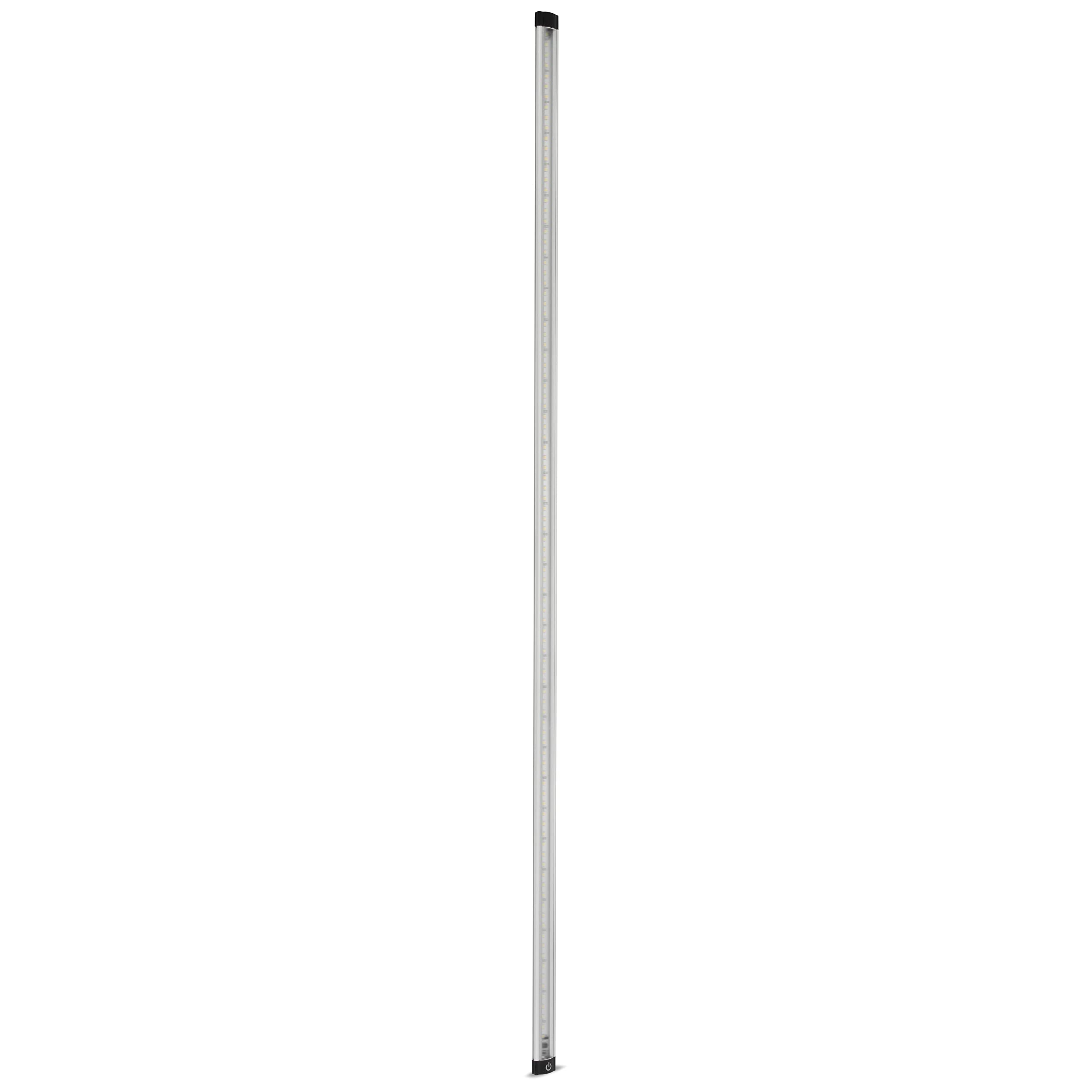 REV Unterbauleuchte TS - LED Schrankbeleuchtung mit Sensor, 30.000h, 10W, 1100lm, 1000 x 25 x 10 mm, silber
