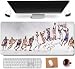 31.5x11.8 Inch Cool Legend Black Mamba Kobe Non-Slip Rubber Extended Large Game Mouse Pad Computer Keyboard Mouse Mat PC Accessories (7-Kobe Move)