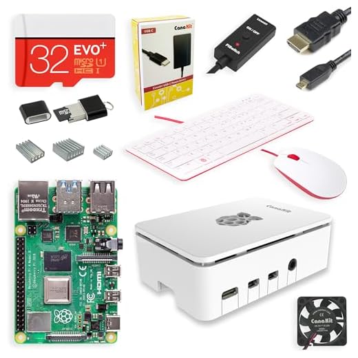 CanaKit Raspberry Pi 4 Complete Desktop Starter Kit (4GB RAM)