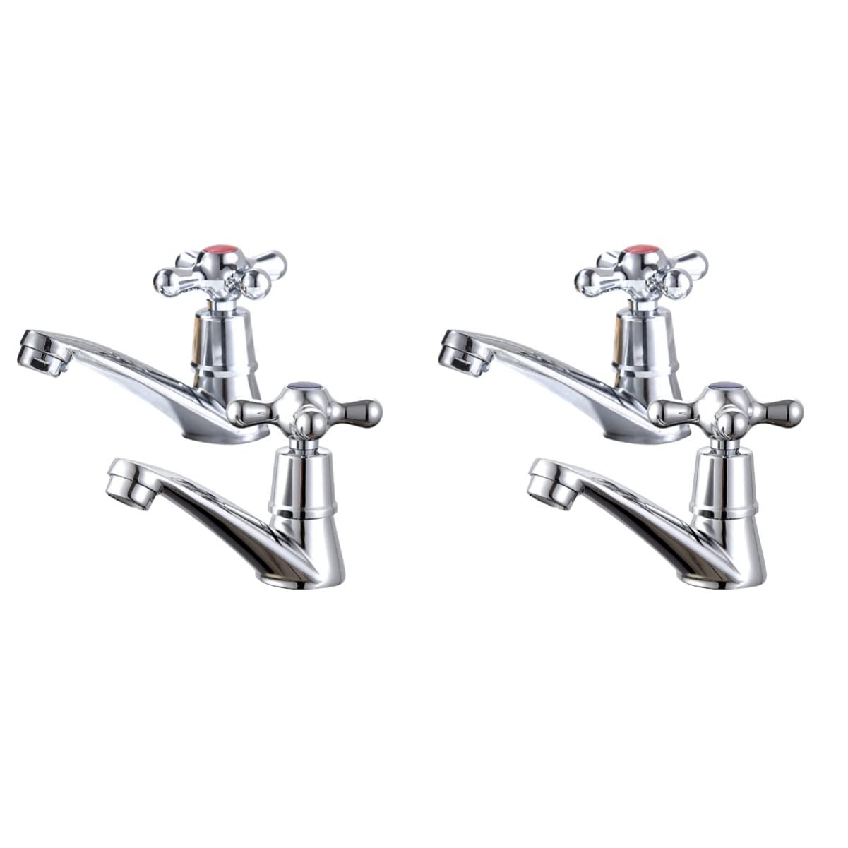 Lavabo Drop Un Washbeer lot de 2 résistant en métal bleu eau - 8