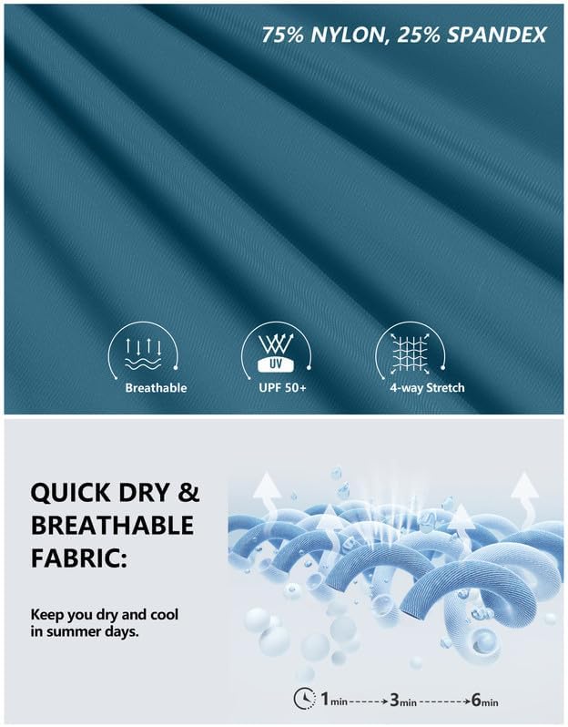 G Gradual Women's 5" High Waisted Swim Board Shorts Quick Dry UPF 50+ Swimming Beach Shorts for Women with Liner Pockets - Image 6