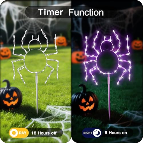 Luces decorativas Halloween araña 3 unidades miniatura 3