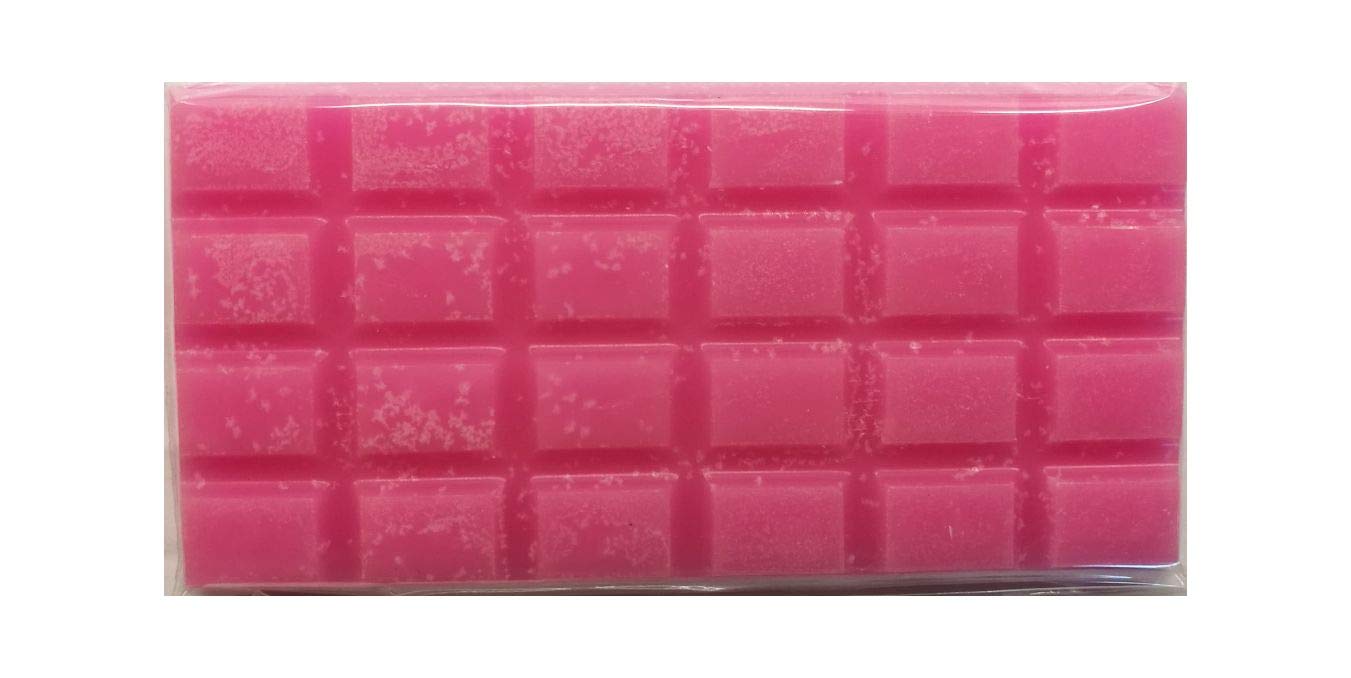 Fragrancia Pink A Single Handmade Highly Scented 85 Gram Wax Melt Bar (Rhubarb & Rose)