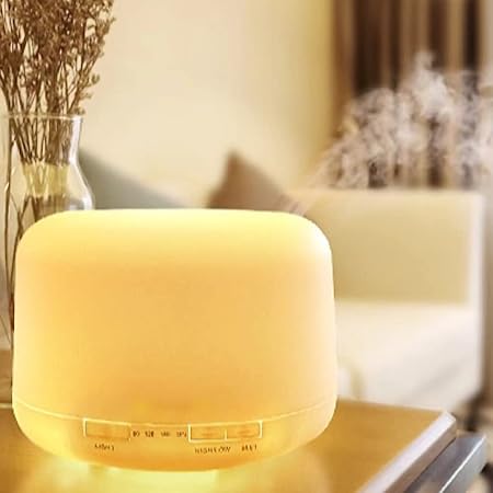 Amazon 加湿器 卓上 おしゃれ アロマ スチーム式 アロマディフューザー 加湿器 超音波式 おしゃれ インテリア 超音波式加湿器 アロマオイル対応 乾燥対策 タイマー設定 噴霧量の調整 7色ledライト 空焚き防止 静音 10時間連続加湿 500ml コンパクト 省エネ 大容量 小型