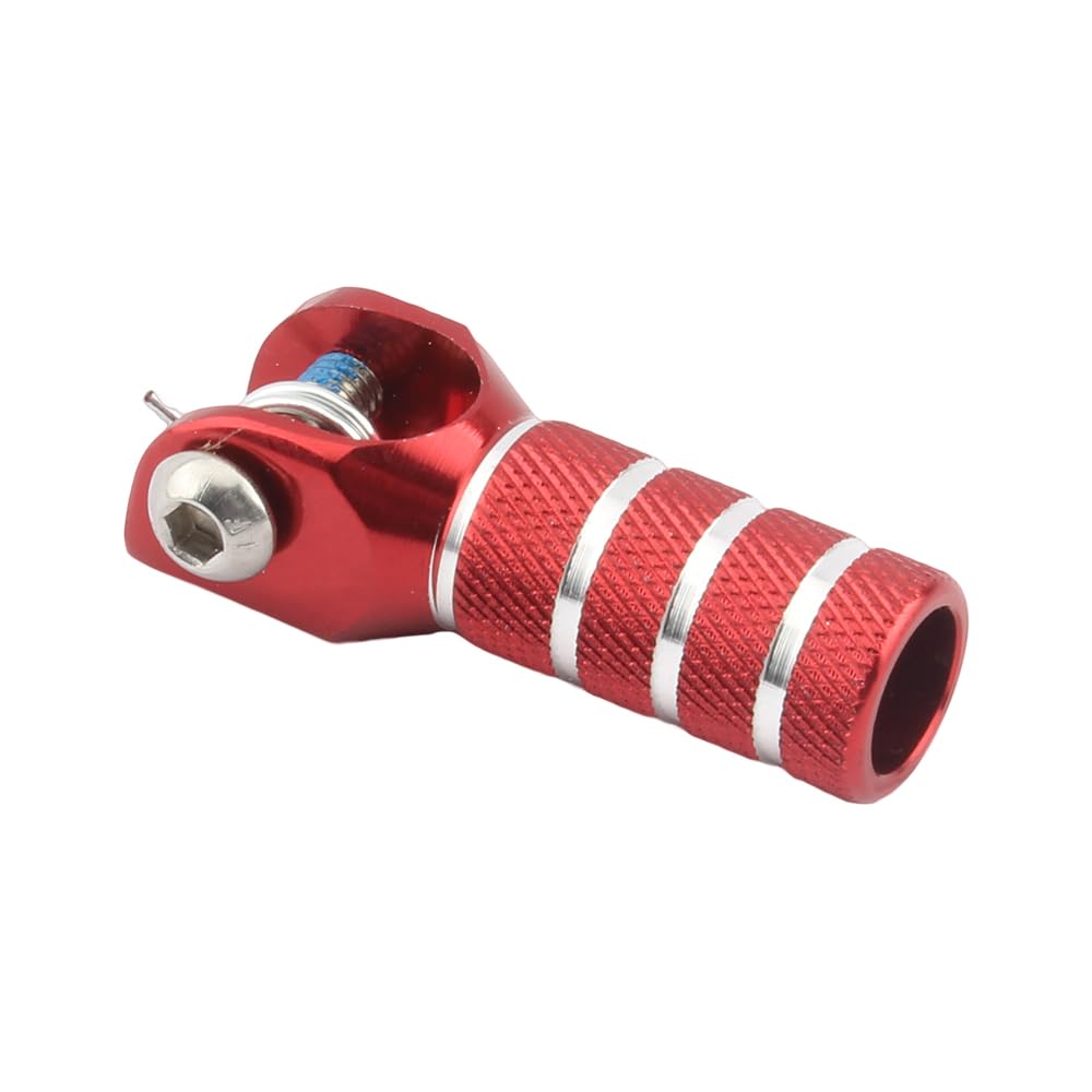 ZHHYGMD Motorcycle Gear Shift Lever Tip Aluminum Universal Motocross Accessories for Enduro Dirt Bike for for Honda for Kawasaki for Yamaha 125 250(Red)