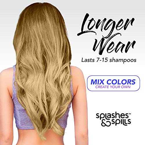 Semi-Permanent Butter Blonde Hair Dye - Vibrant 2.36 Oz. Tubes Temporary Hair Color - Ammonia And Peroxide Free -Vegan And 100% Cruelty-Free Toner - Lasts For 7-15 Shampoos - By Splashes And Spills #TOP3