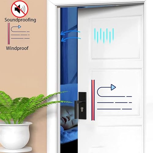 White Rubber Weather Stripping Door Seal Strip, Self-Adhesive Door Weather Stripping Strip, Soundproof D Shape Waterproof Weatherstripping For Door Frame Windows Insulation (White,23Ft) #TOP1