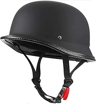 Vintage German Style Motorcycle Helmet 