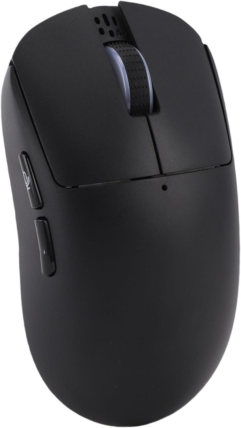 Sanpyl AI Mouse, 2.4G & BT1 & BT2 3 Mode Connectivity, Note Taking Mouse with Voice Typing/Translation/Search/Command, 5 Adjustable DPI (800-4000), for Wins 7/8/10, for OS X (Black)