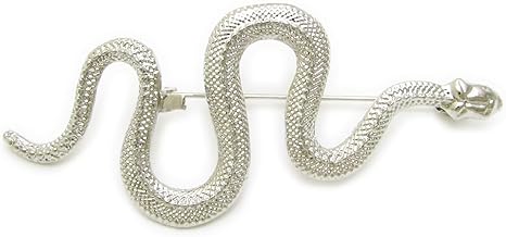 Amazon | ブローチ ピン ヘビ 蛇 スネーク レディース メンズ