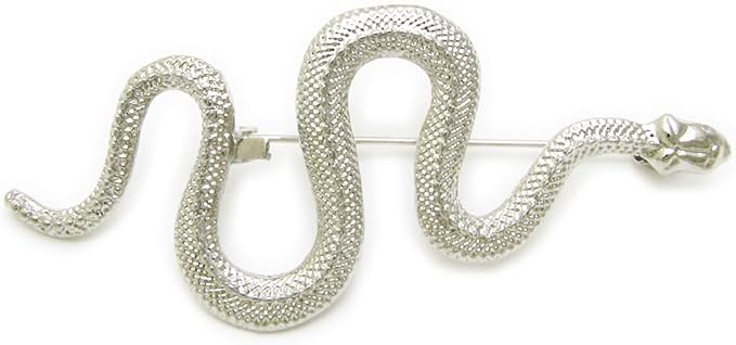 Amazon | ブローチ ピン ヘビ 蛇 スネーク レディース メンズ