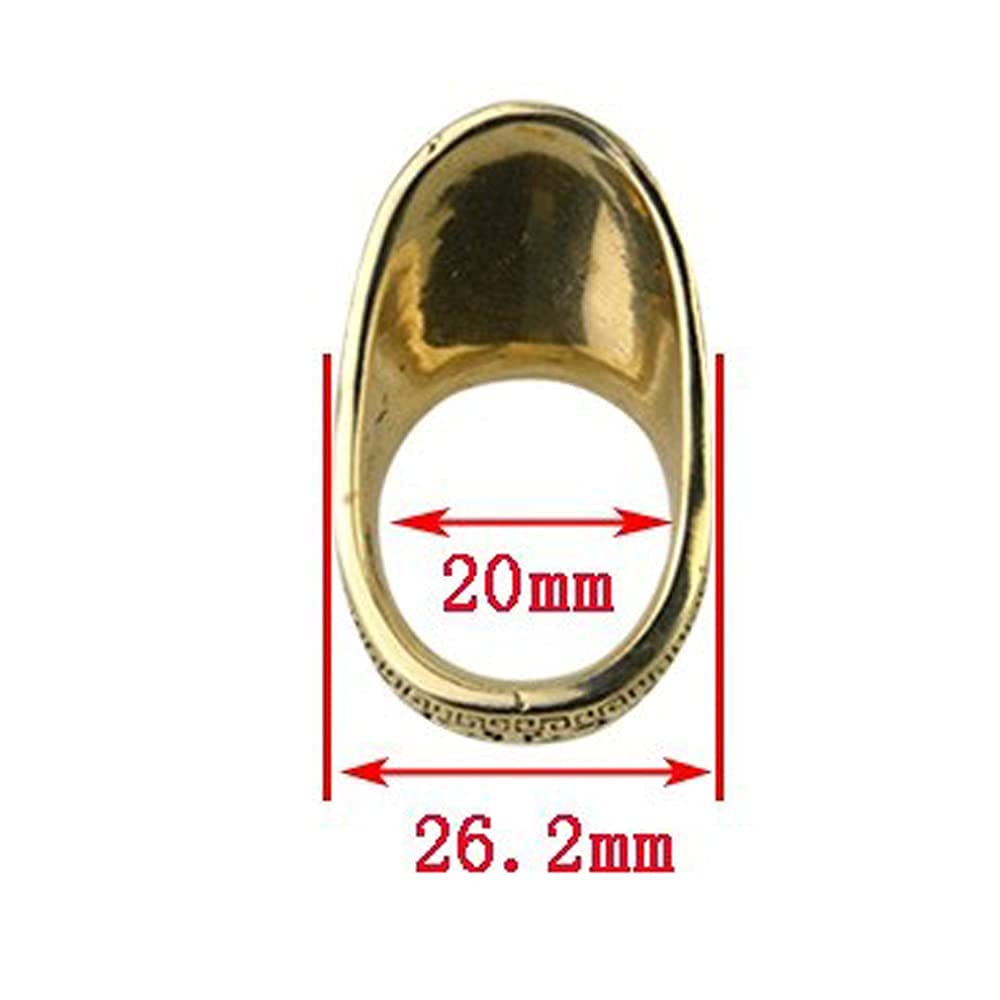 20mm Anneau de Pouce de tir à l'arc Archer de Doigt en Laiton Protection des Doigts Anneau de Pouce de tir de