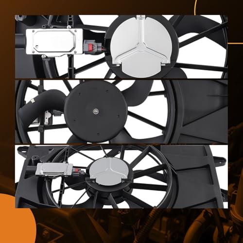 Image of maXpeedingrods 621-045 Radiator Cooling Fan for Ford Taurus Single Fan 2008-2012 with Control Module, for Mercury Sable 2008-2009, for Lincoln MKS 2009-2012, 621890 8G1Z8C607A 8G1Z8C607B FO3115174