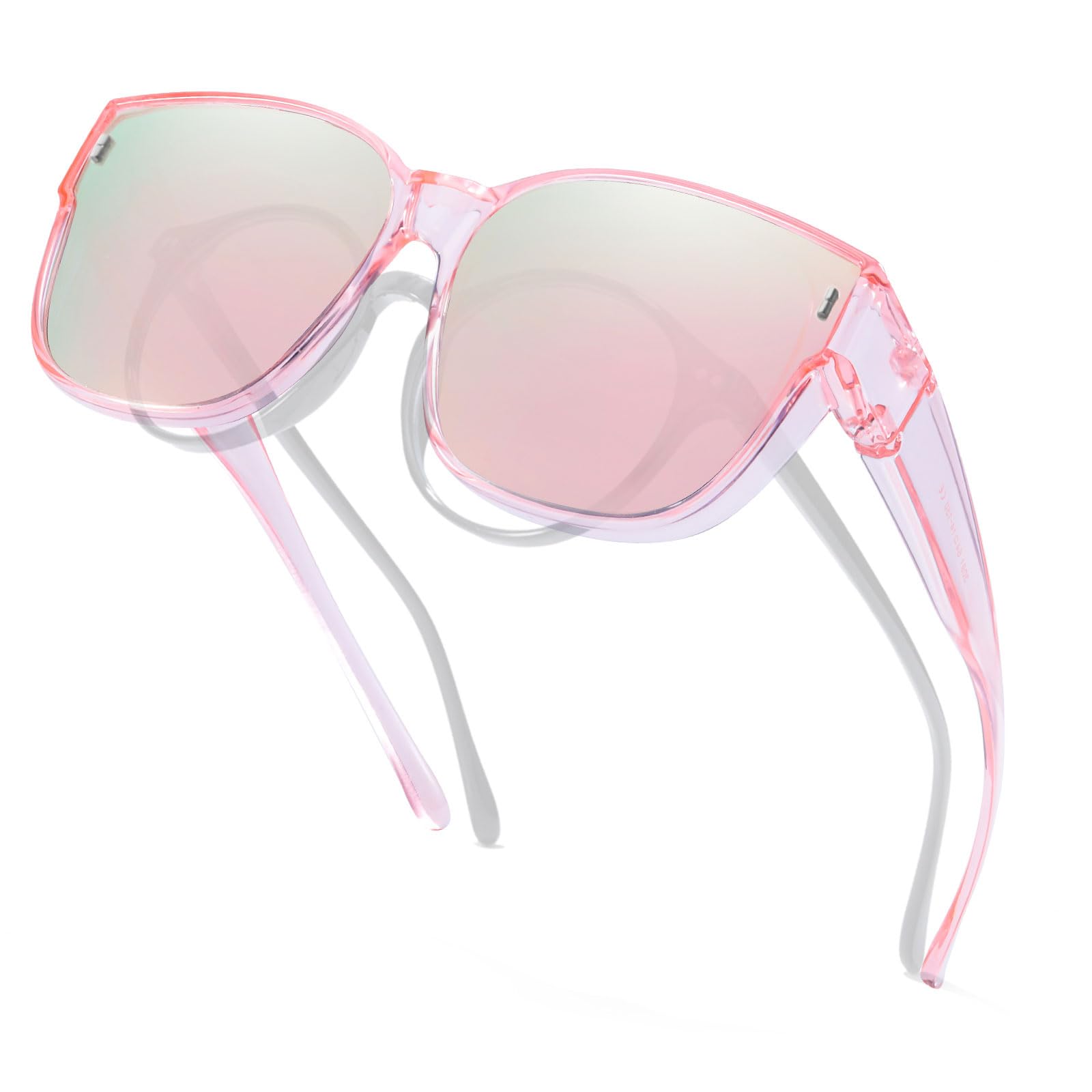 Xfeel Polarized Over Glasses Sunglasses for Women Fitover Sun Glasses | Sunglasses that Fit Over Glasses, UV400 Protection, Outdoor Driving Shades, Over Reading/Prescription Glasses Sunglasses