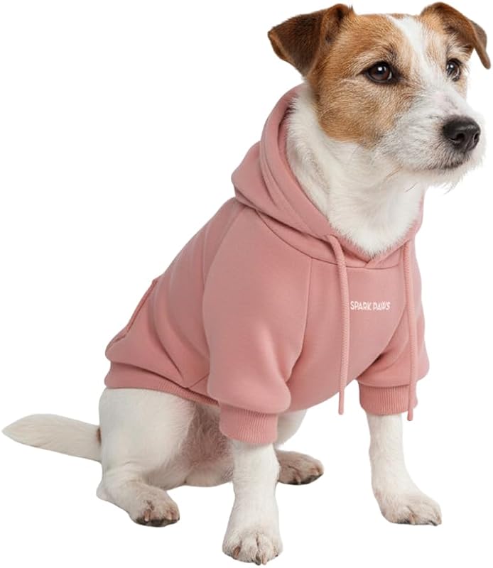 Moletom com Capuz para Cães Spark Paws em Tecido Macio e Elástico DW239093