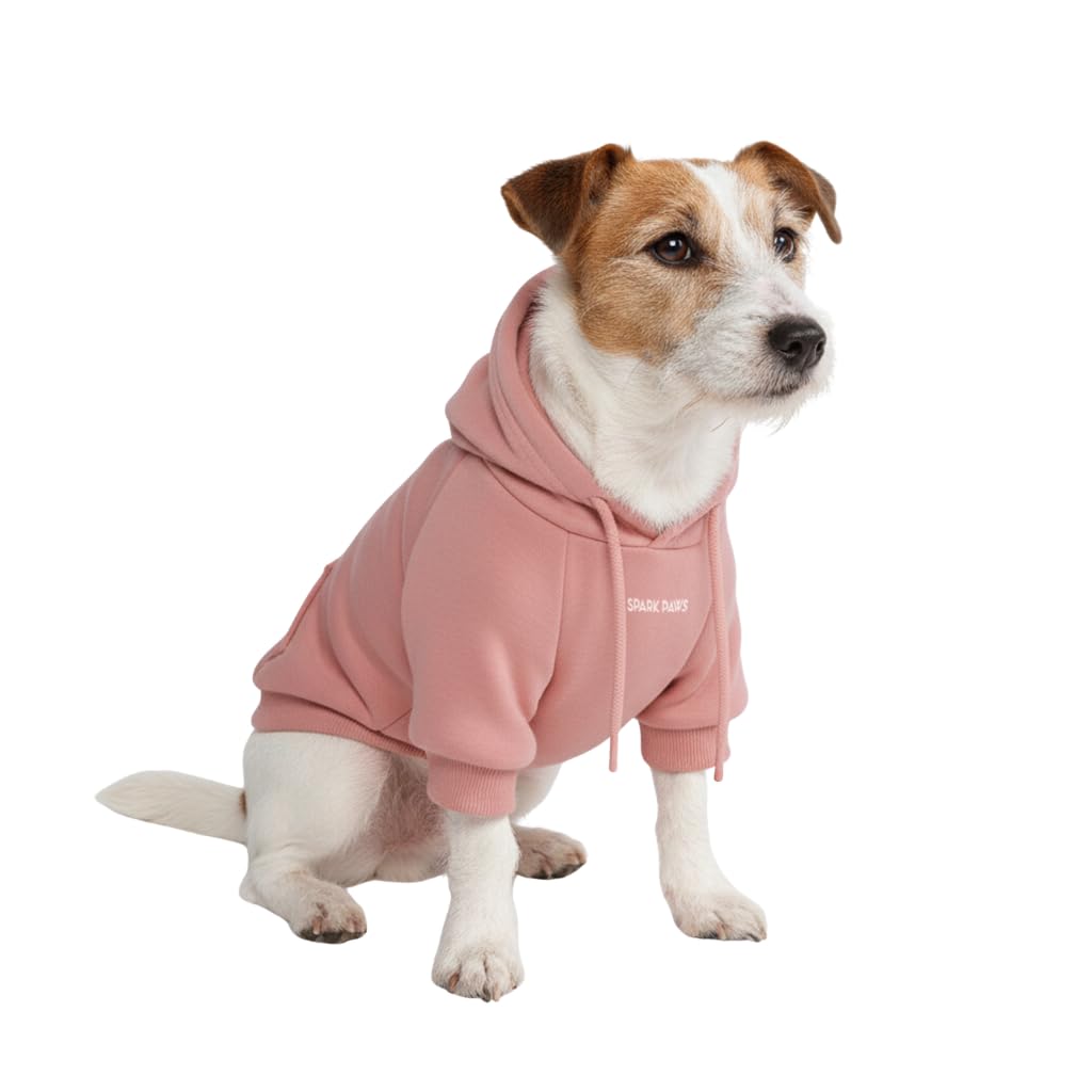Spark Paws Dog Hoodie - Buttery-Soft Sweater Sweatshirt, Clothes for Puppy