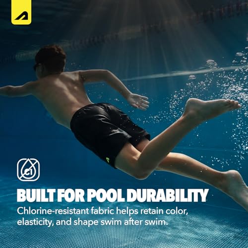 Image of Boldfit Swimming Shorts for Boys- Swim Jammers & Swimming Trunks for Boys-Chlorine-Resistant, Quick-Dry Swimwear with UPF 40+ & Stretch Fit