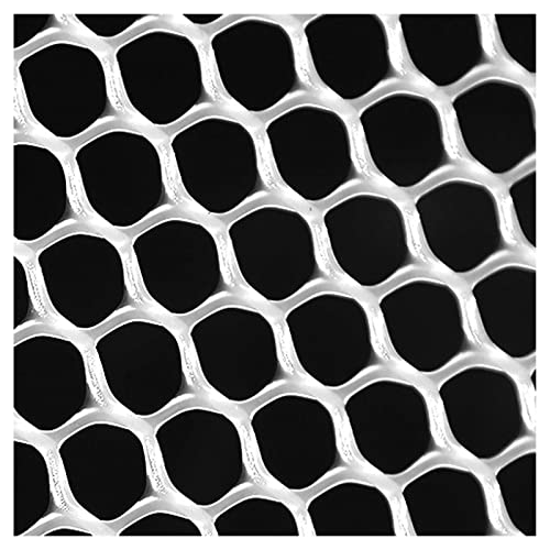 Drahtgitter Maschendraht Gartenzaun Hasendraht Weißer Kunststoff Maschendrahtzaun Aus Maschendraht Geflügelnetz Mit Krawatten, 5/10/15/20/25/30 M Lang, Gartennetz (Size : 0.5x10m(1.6x32ft))