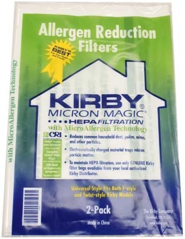 Kirby 205811 Vacuum Filter Bags 2 Pack 
