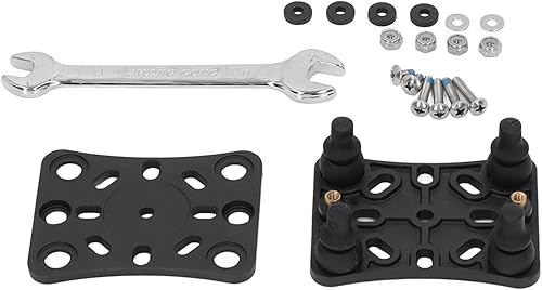 Miniatura 9 de Qiilu Soporte de teléfono para motocicleta con amortiguación de vibraciones, soporte para teléfono móvil de motocicleta, soporte para teléfono móvil