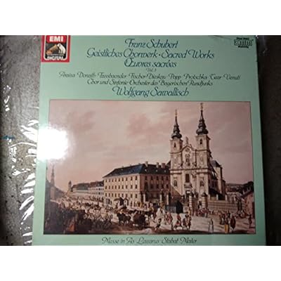 SCHUBERT, Franz: Geistliches Chorwerk vol.3 -- EMI Electrola (1983) ---Chor und Sinfonie-Orch. des Bayerische Rundfunk, W.Sawallisch-Vinyl LP-EMI 1C 157 1436073-SCHUBERT Franz (Austria)-SAWALLISCH Wolfgang