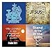 NewEights Christian Bible Verses Scriptures Quotes Stickers (10 Sheets) – Great Gift give Away for Journal Planner Sticky Notes Scrapbooking (Jesus Stickers)