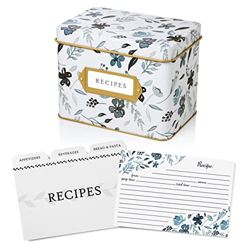 Jot & Mark Recipe Card Gift Box, 25 4x6 inch Cards, 14...