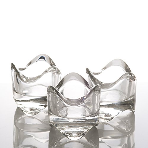 Richland Swirl Top Votive and Tealight Candle Holder Set of 12