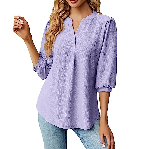 Damen Bluse Elegant Langarm Hemdbluse,Musselin Tunika,Trachtenbluse Rot Weiß Kariert,Korsett Oberteil Langarm,T Shirt Long Fit,Elegante Oberteil,Spitze Top Weiß, morado, S