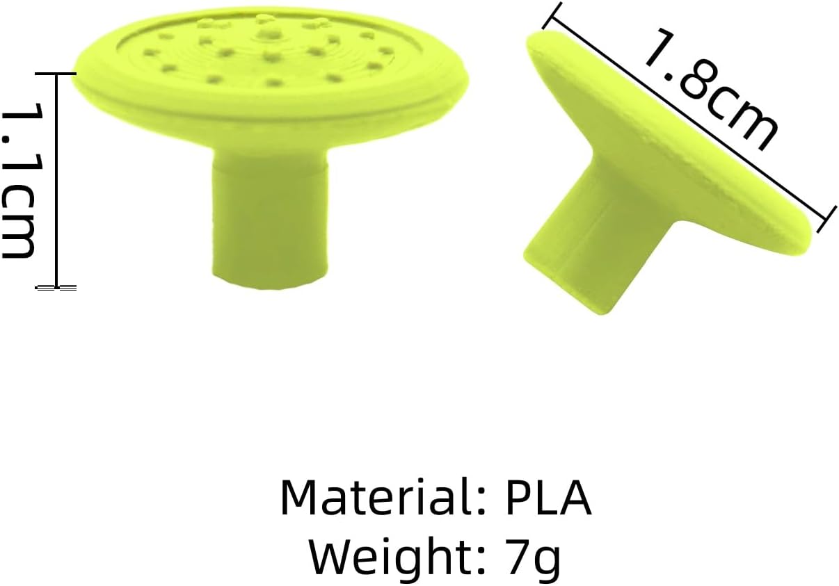Joystick Cap Replacement Parts for Anbernic RG406V / RG406H / RG476H / RG477M Gaming Console Rod Cover Anti-Slip Anti-loosening, Reinforced and Stable, Repair and Modification Parts (Green) image 2