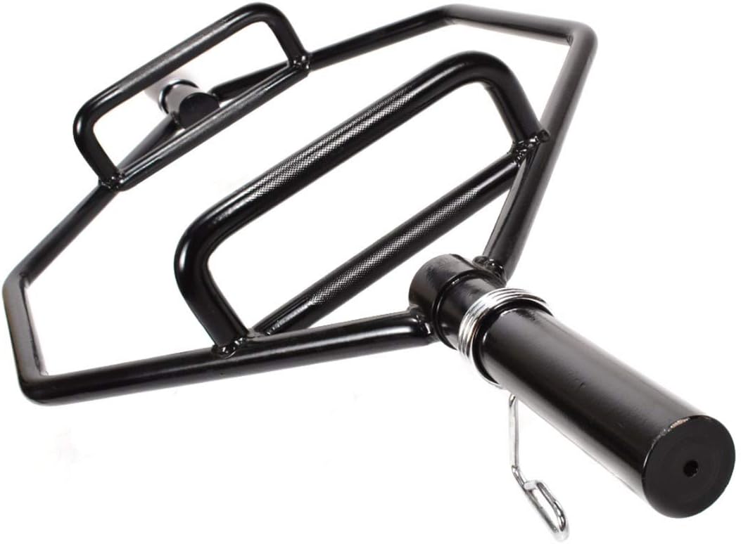 2" Shrug Bar WUYASTA Olympic Trap Bar, Hex Bar Deadlift Bar Barbell Handily Perfect for Bodybuilding Fitness Weight Lifting Training Home Gym