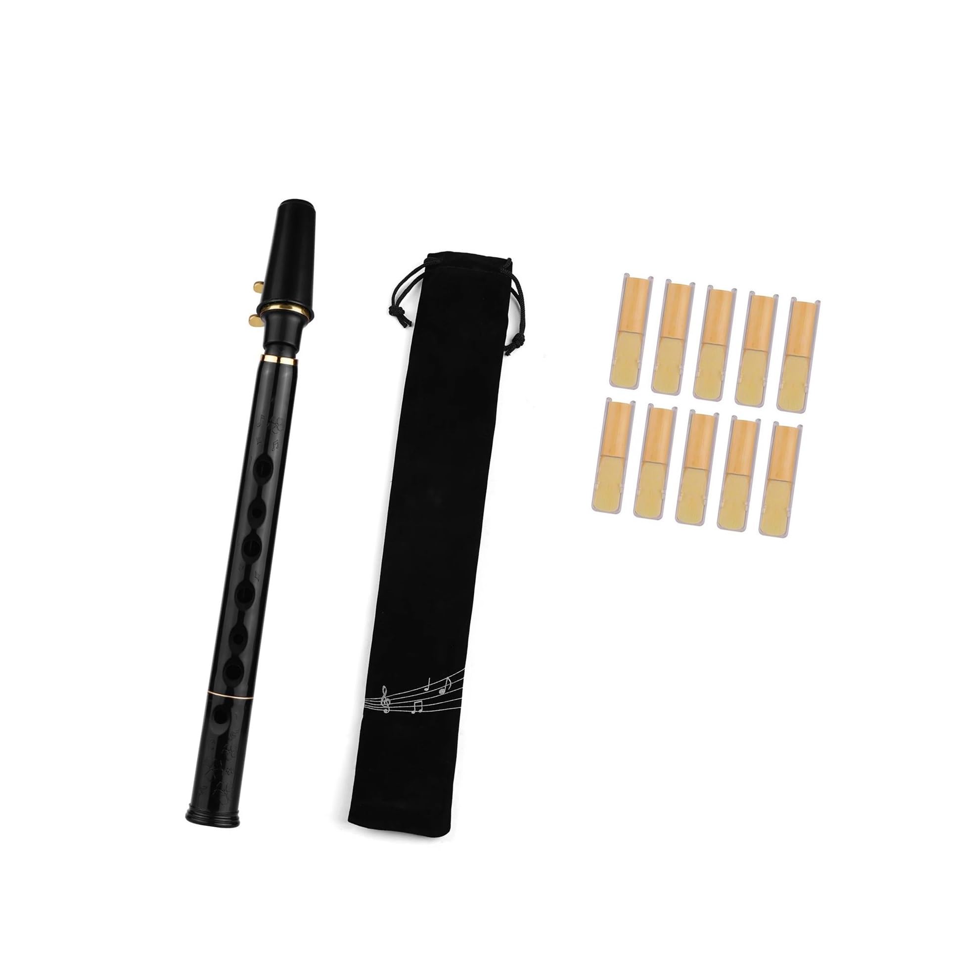 Mini Sassofono Tascabile In Do Con Bocchino In Materiale ABS Per Strumento A Fiato Sassofono