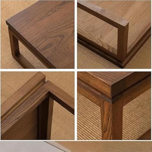 Image of Japanese Style Sheesham Wood Coffee Table for Living Room, Coffee Table Small Dining Room, Bedroom, Kitchen, Office, Study Home Decor