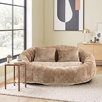 Amazon｜シェニールソファー 二人掛け ワイド座面 ローソファー